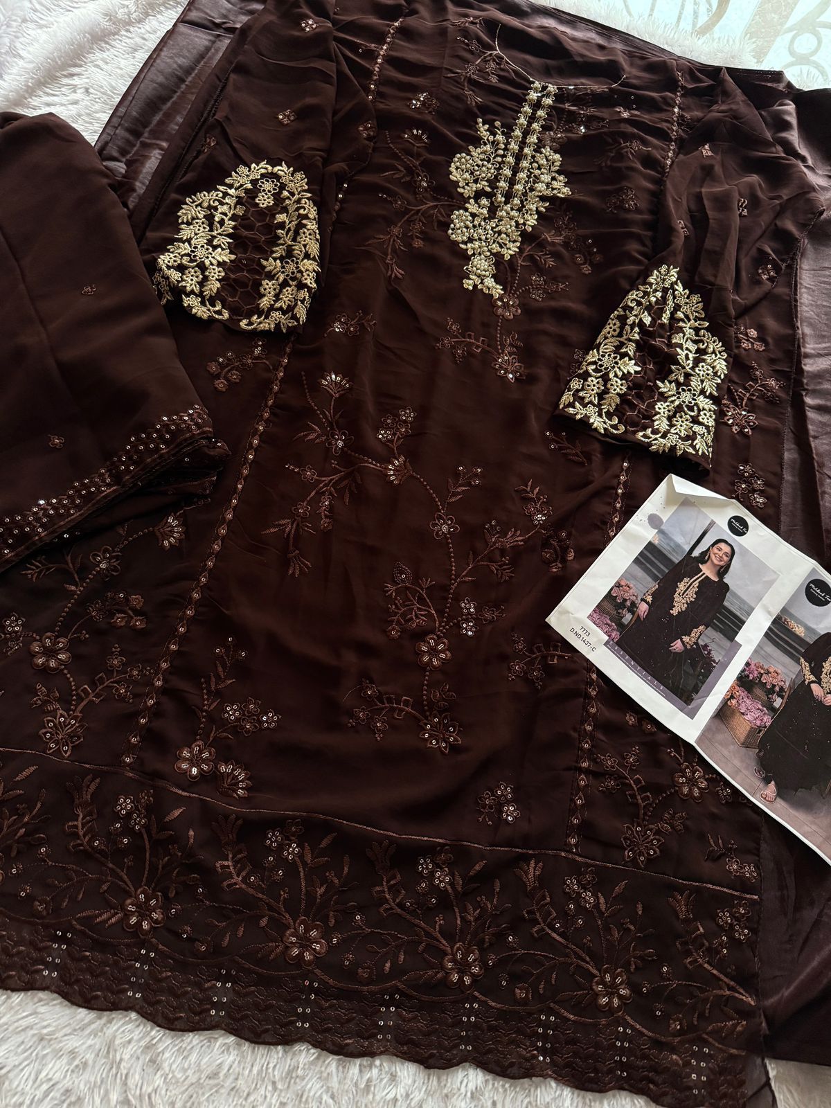 1437C Mehboob Tex Georgette Pakistani Salwar Suits