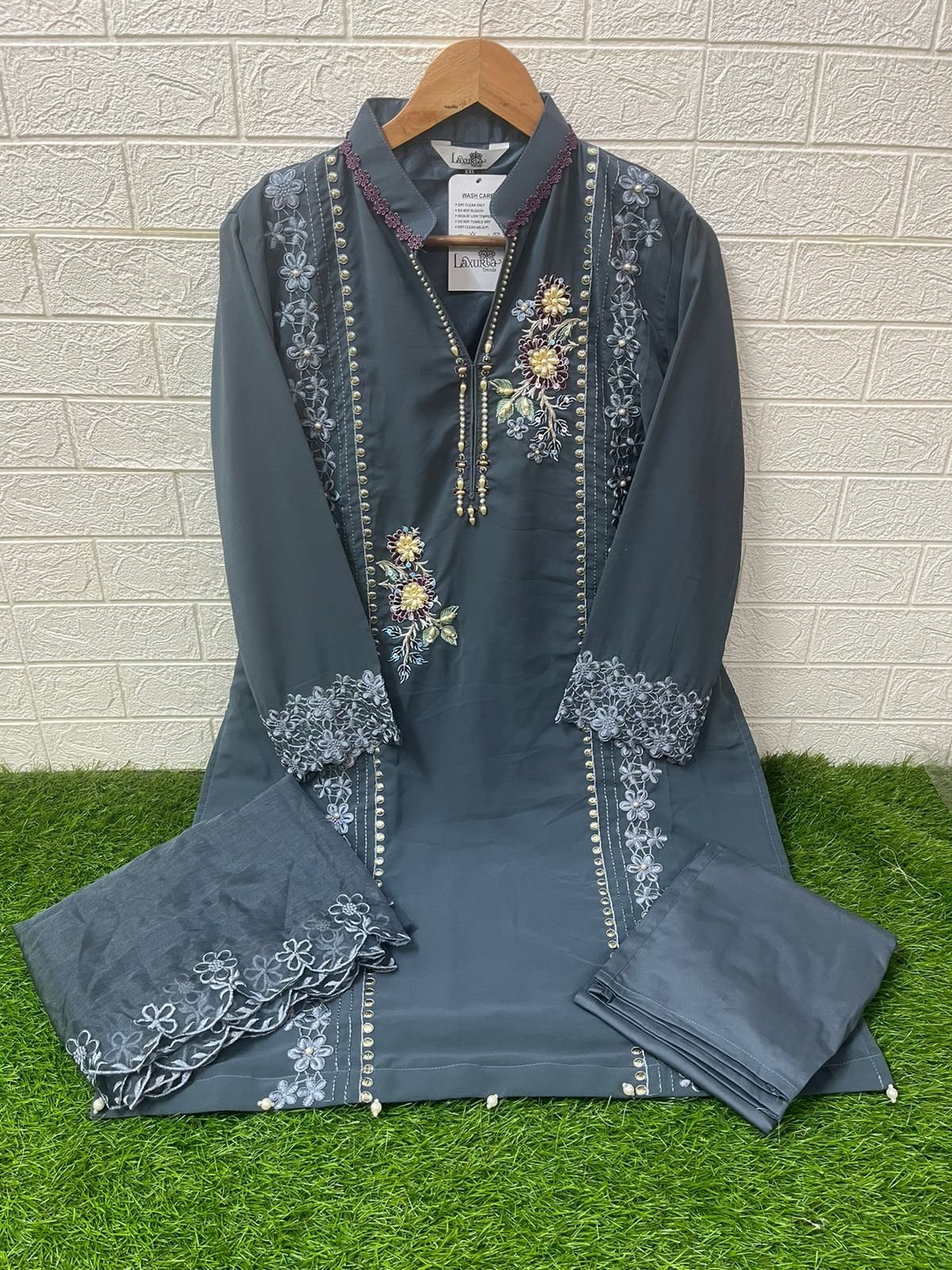 1438 Laxuria Trendz Embroidered Pakistani Readymade Suits
