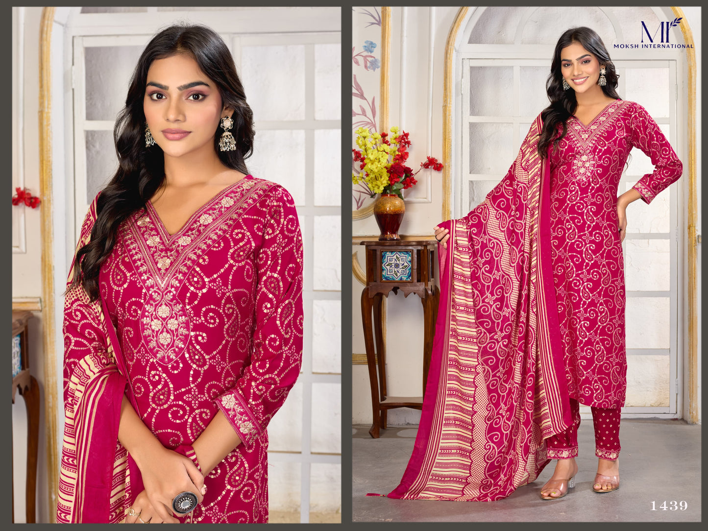 1439 Gori Vol-2 Moksh Premium Readymade Suits