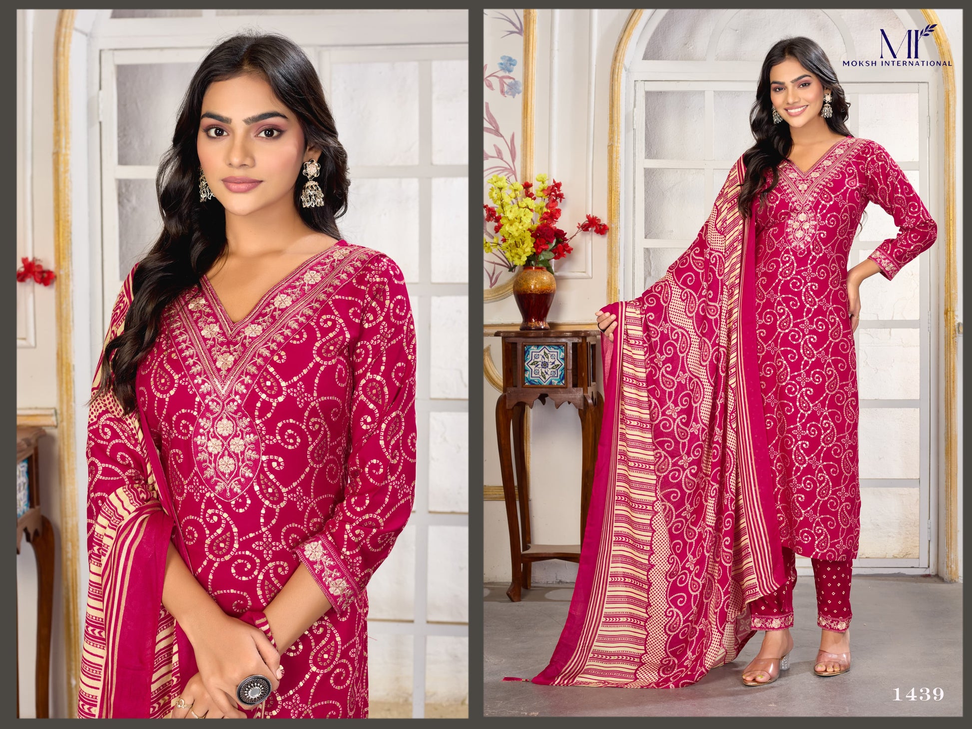1439 Gori Vol-2 Moksh Premium Readymade Suits