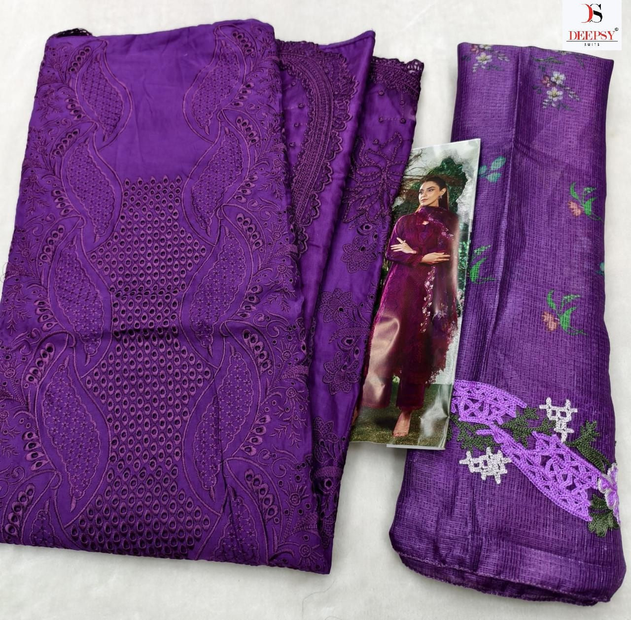 1442 Sobia Nazir Luxury Lawn 25-3 Deepsy Pure Cotton Pakistani Salwar Suits