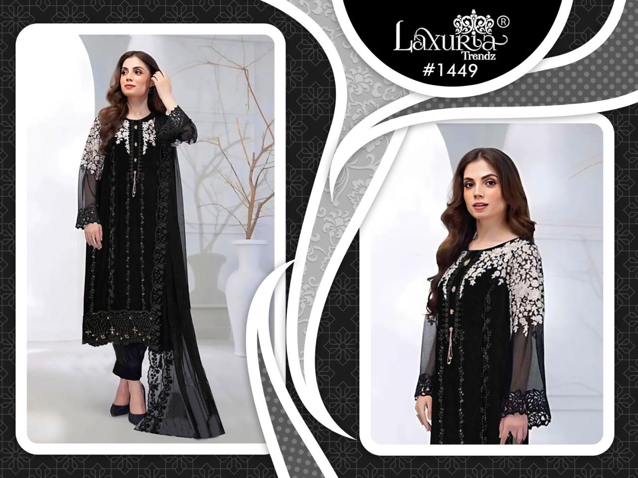 1449 Laxuria Trendz Georgette Pakistani Readymade Suits