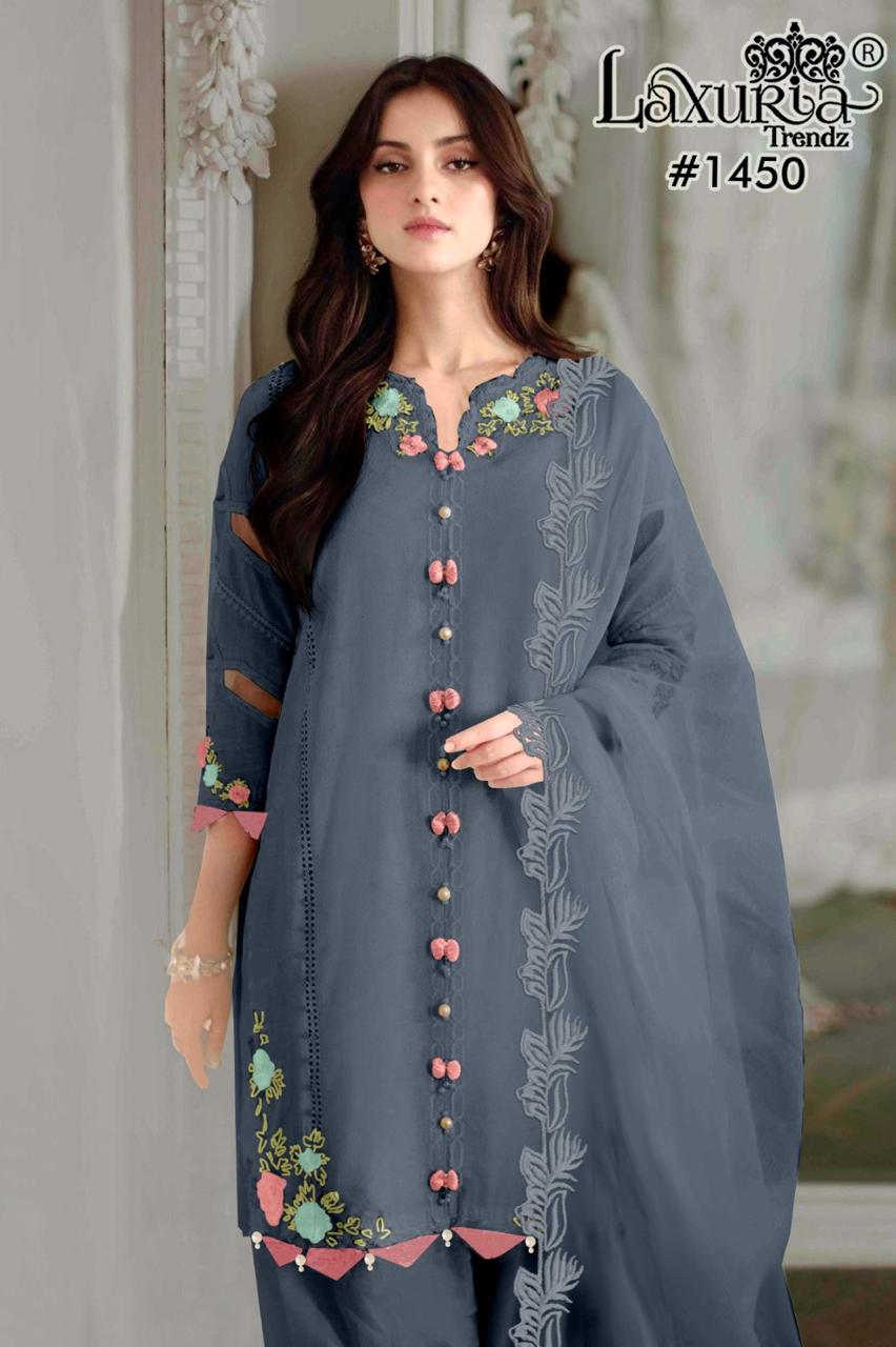 1450 Rama Laxuria Trendz Embroidery Pakistani Readymade Suits