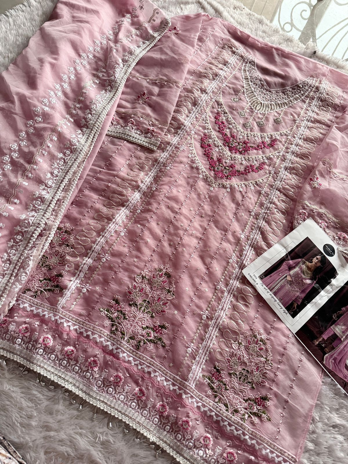 1452B Mehboob Tex Handwork Pakistani Salwar Suits