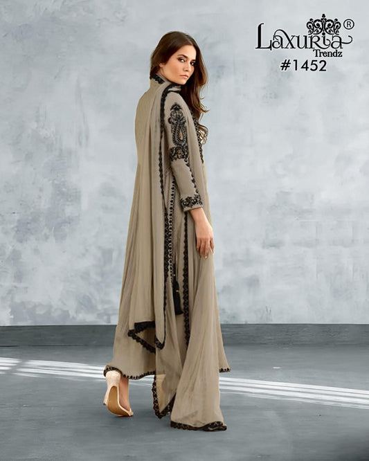 1452 Laxuria Trendz Georgette Pakistani Readymade Suits