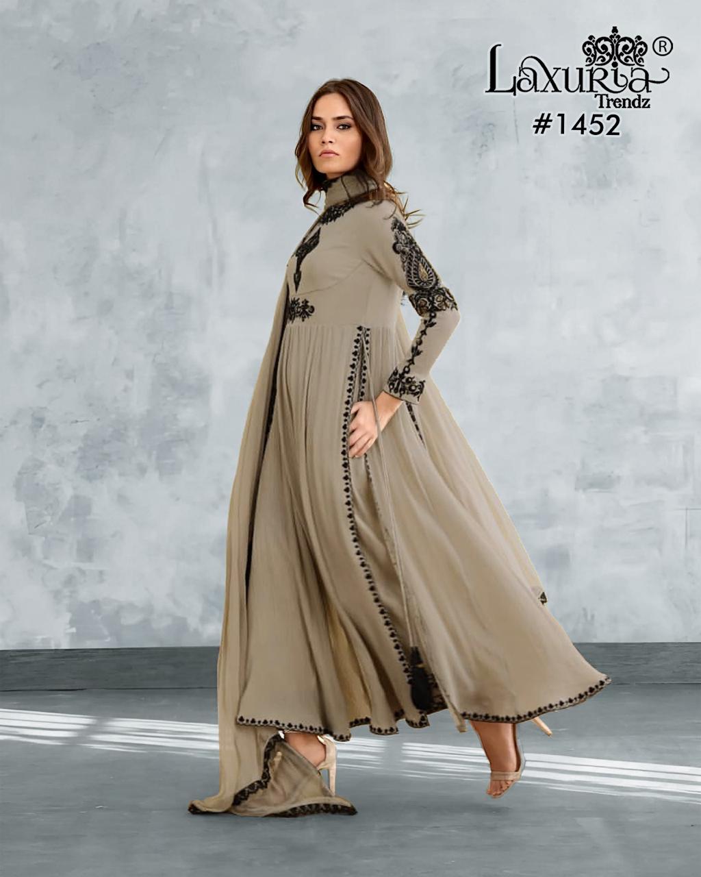 1452 Laxuria Trendz Georgette Pakistani Readymade Suits