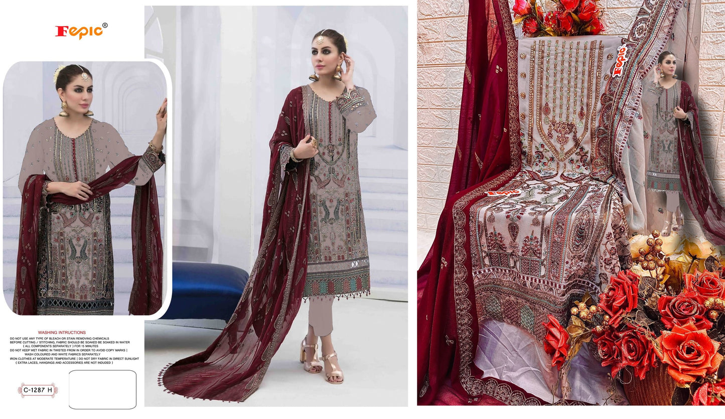 C-1287-H Fepic Pakistani Salwar Suits