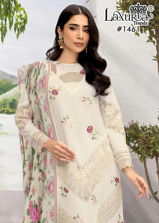 1461 Laxuria Trendz Fox Georgette Pakistani Readymade Suits