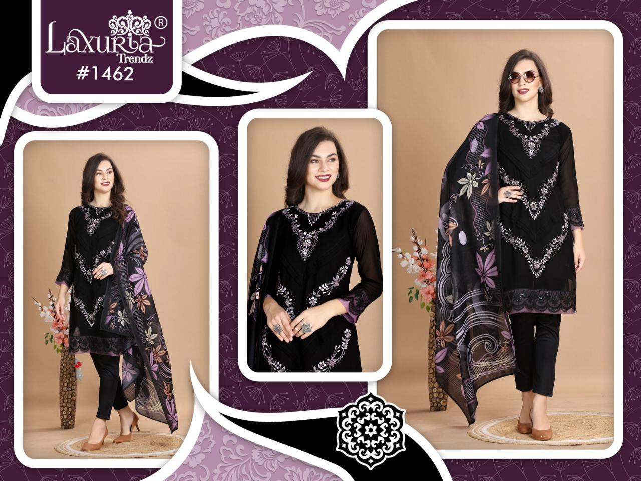 1462 Laxuria Trendz Handwork Pakistani Readymade Suits