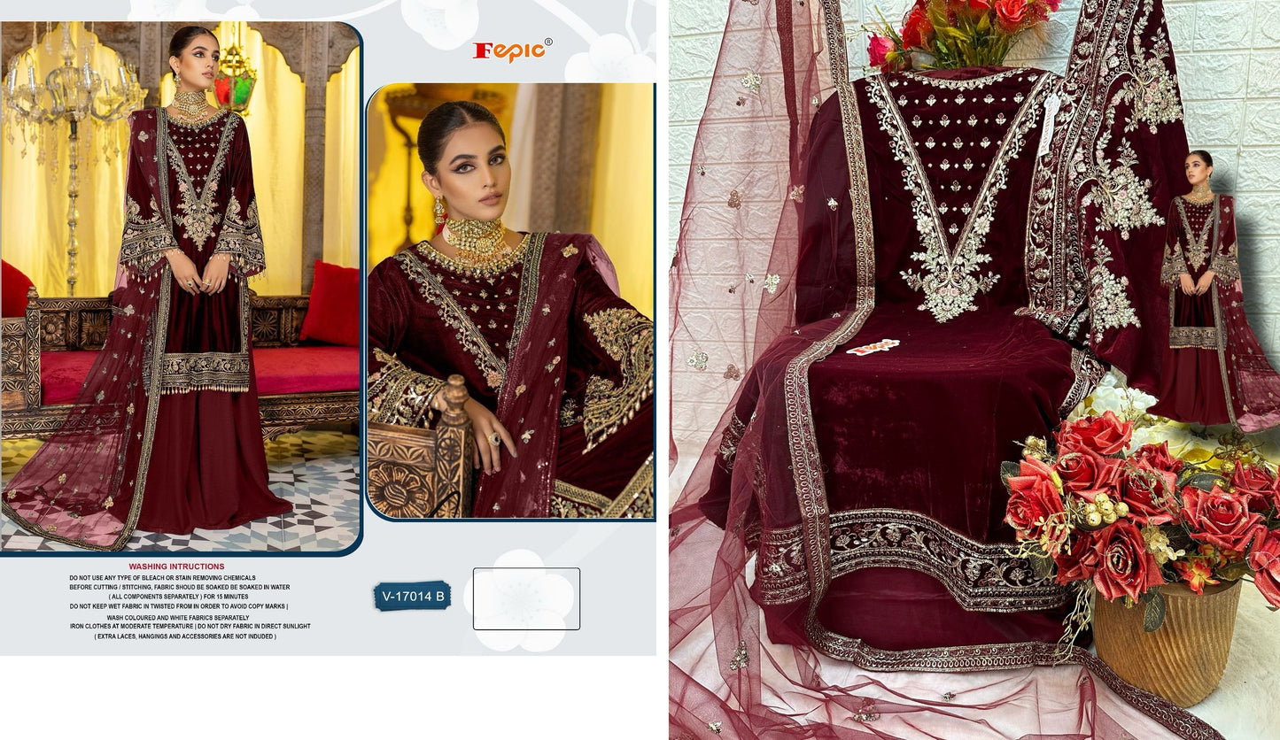 17014-B Rosemeen Fepic Pakistani Salwar Suits