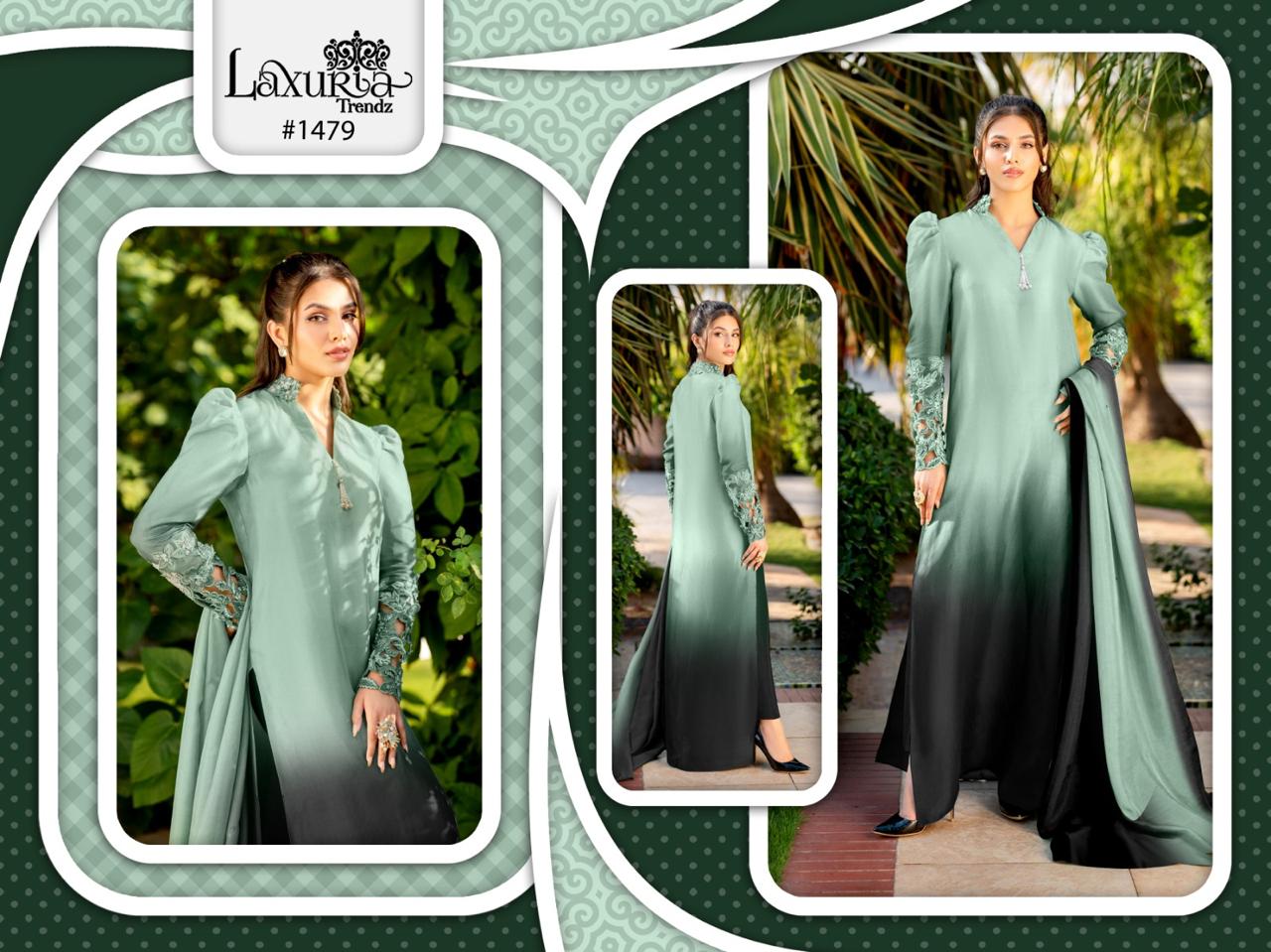 1479 Laxuria Trendz Georgette Pakistani Readymade Suits