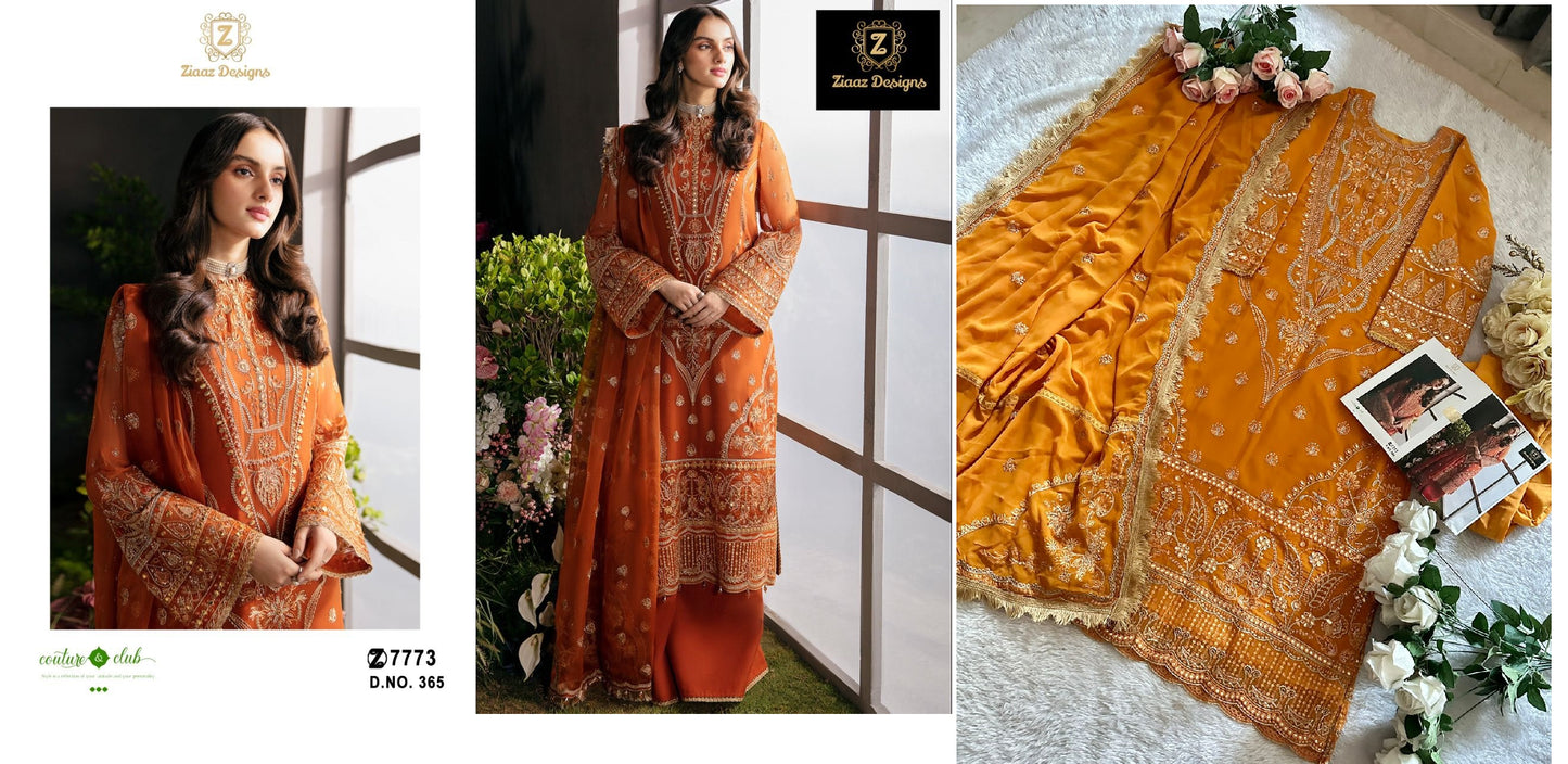 365 Ziaaz Designs Pakistani Salwar Suits