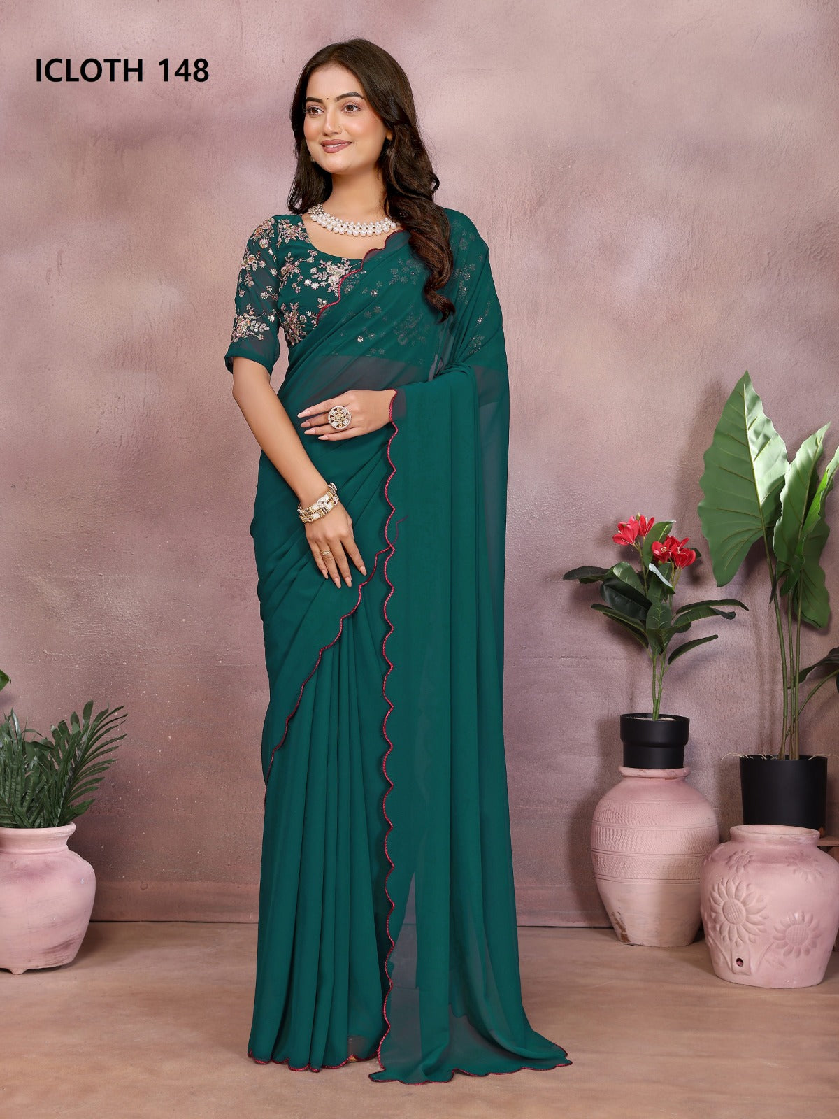 148 Icloth Vol 4 Prima Georgette Sarees