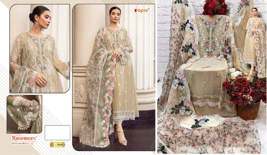C-1645 Rosemeen Fepic Pakistani Salwar Suits