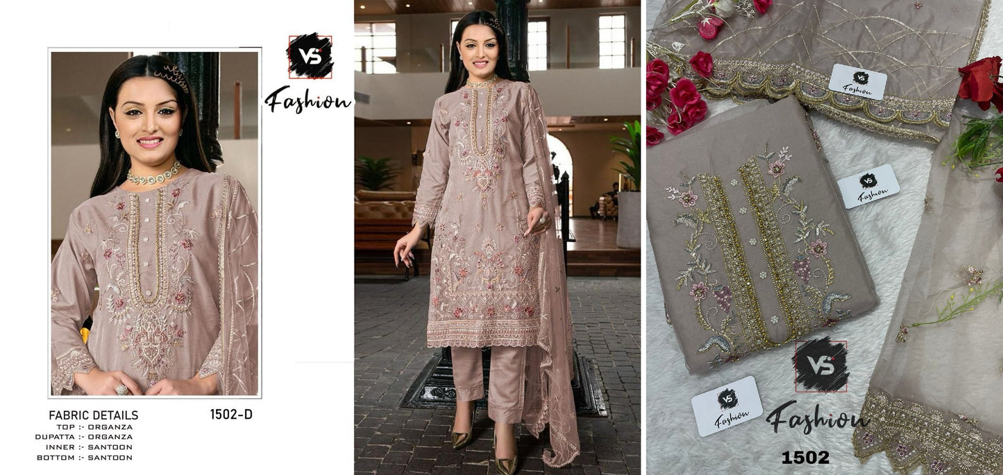 1502 D Vs Fashion Pakistani Salwar Suits