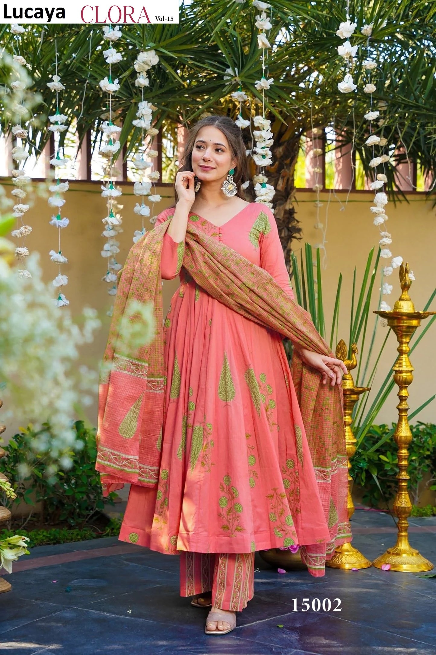 15002 Clora Vol 15 Lucaya Anarkali Readymade Suits
