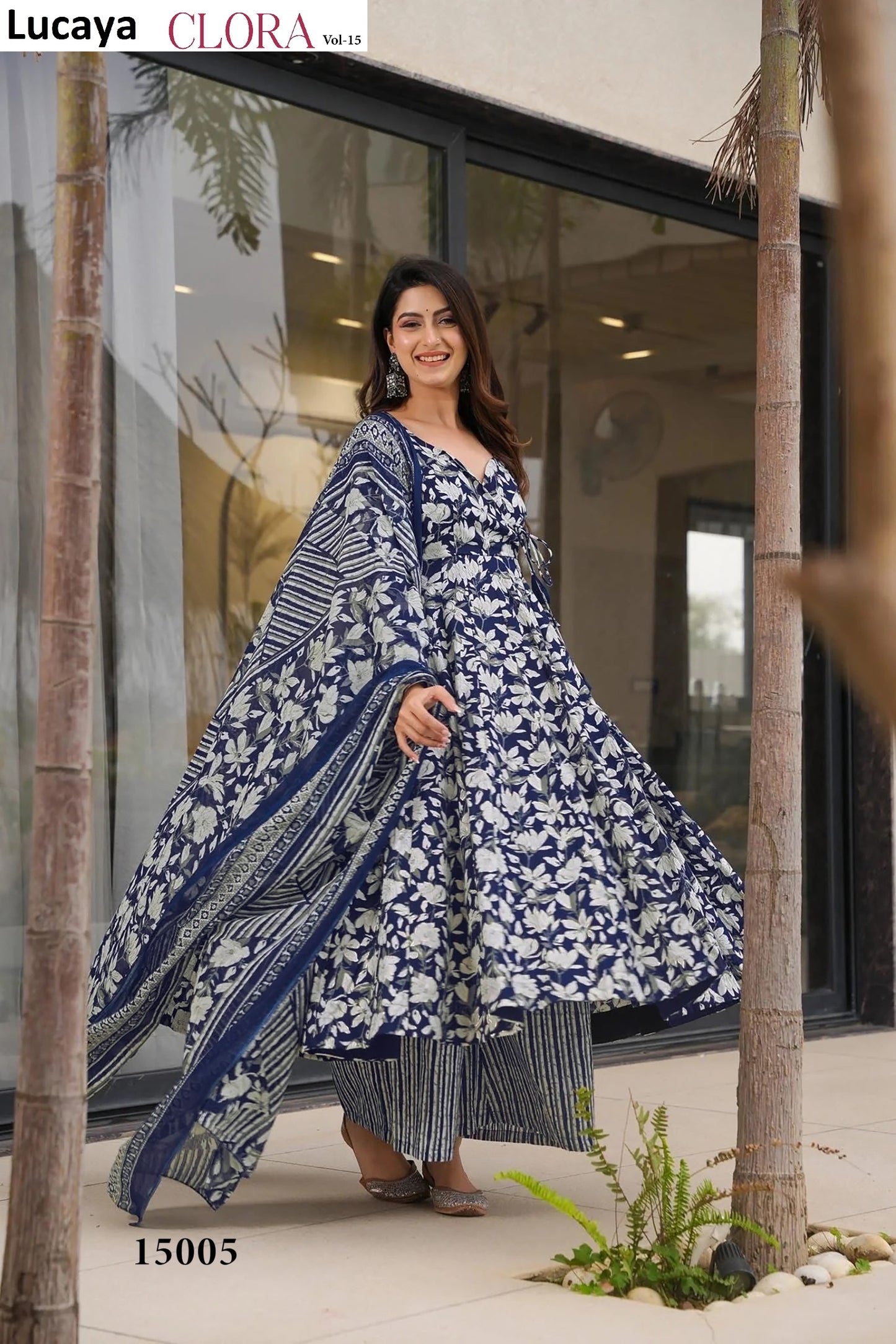 15005 Clora Vol 15 Lucaya Anarkali Readymade Suits