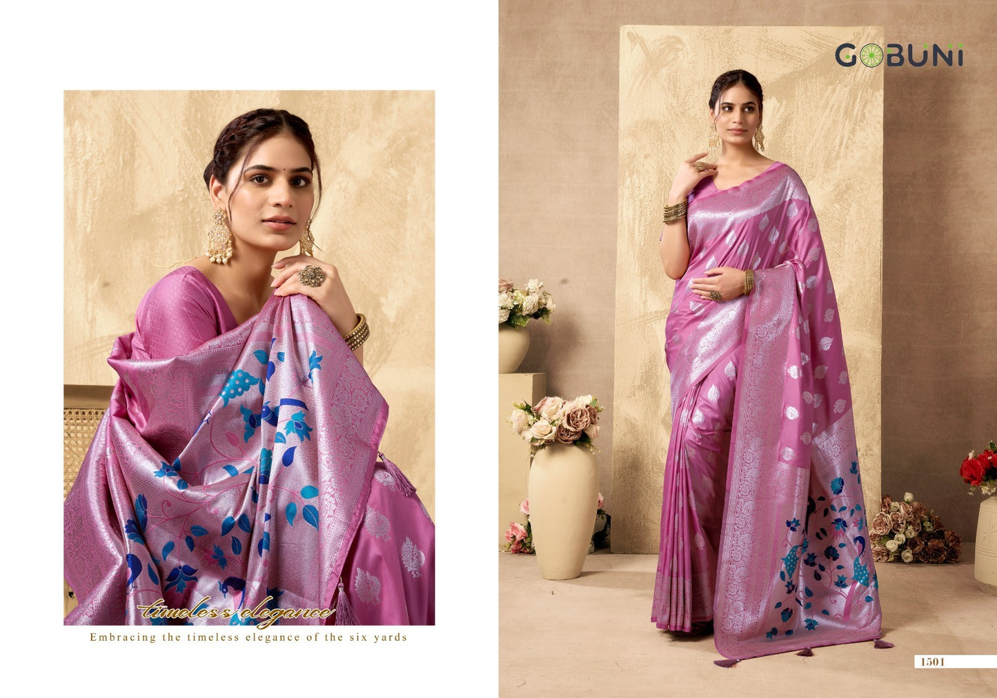 1501 Shagun Gobuni Silk Sarees
