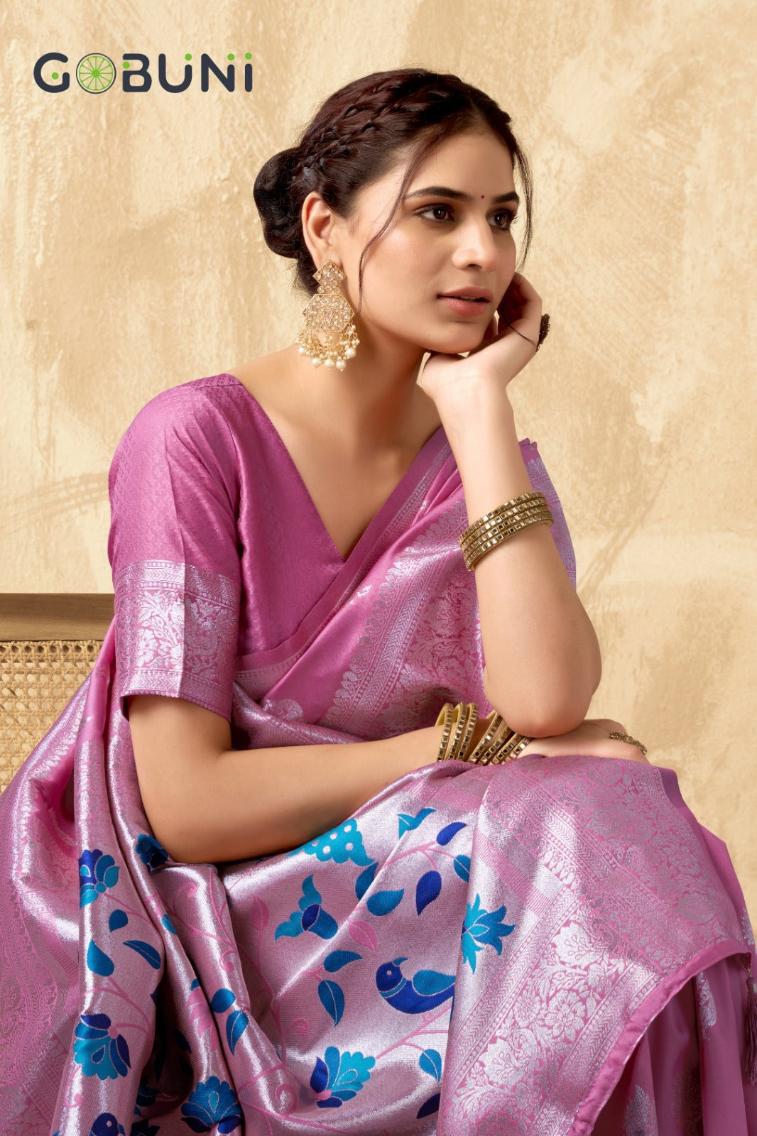 1501 Shagun Gobuni Silk Sarees