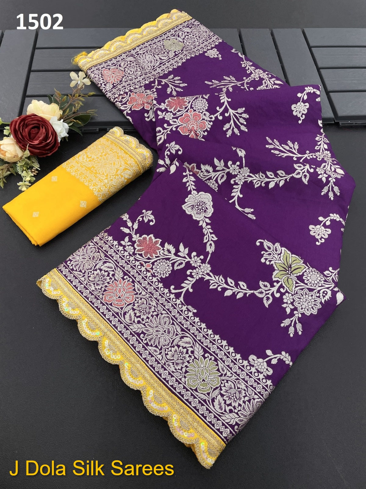 1502 J Dola Silk Sarees