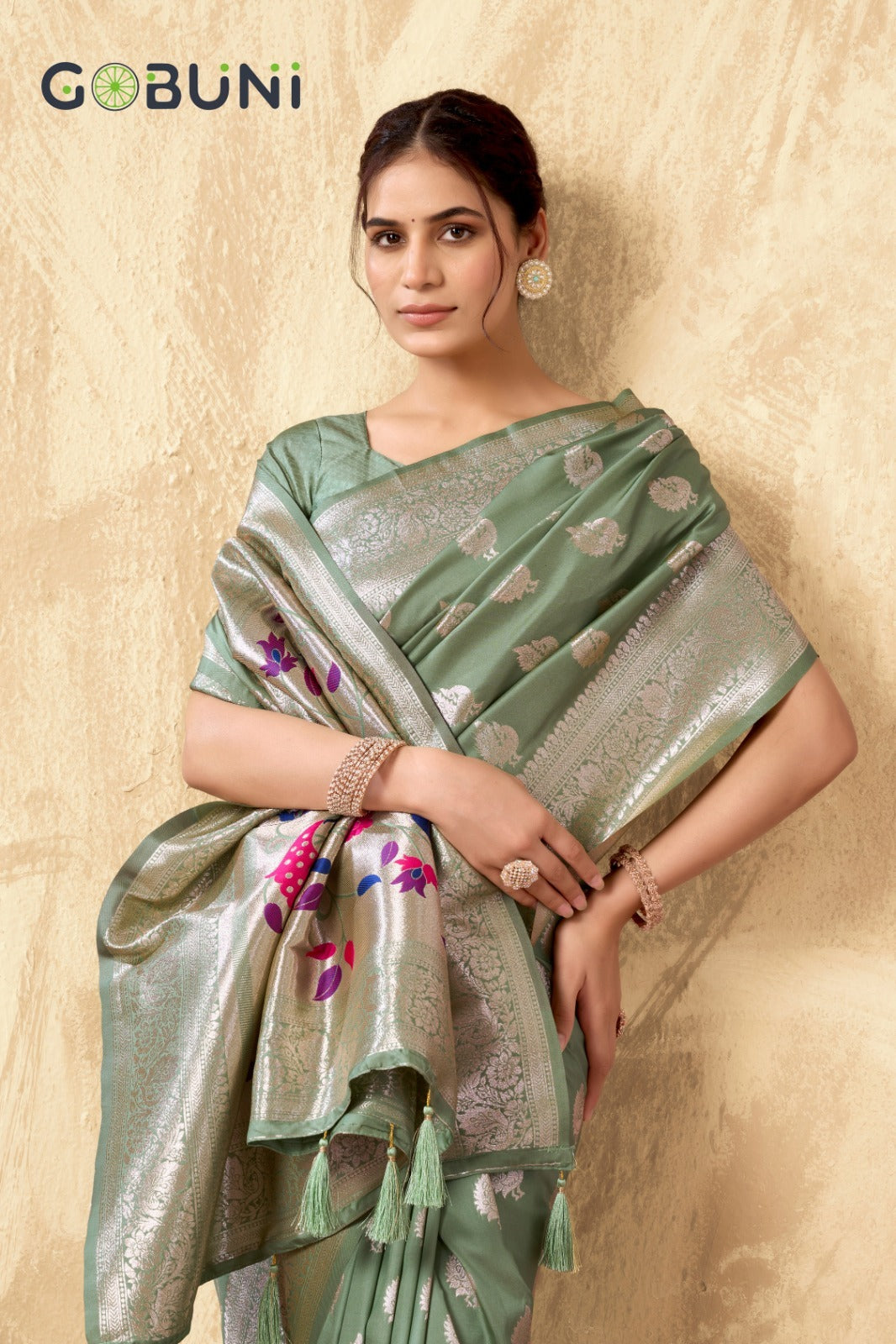 1503 Shagun Gobuni Silk Sarees