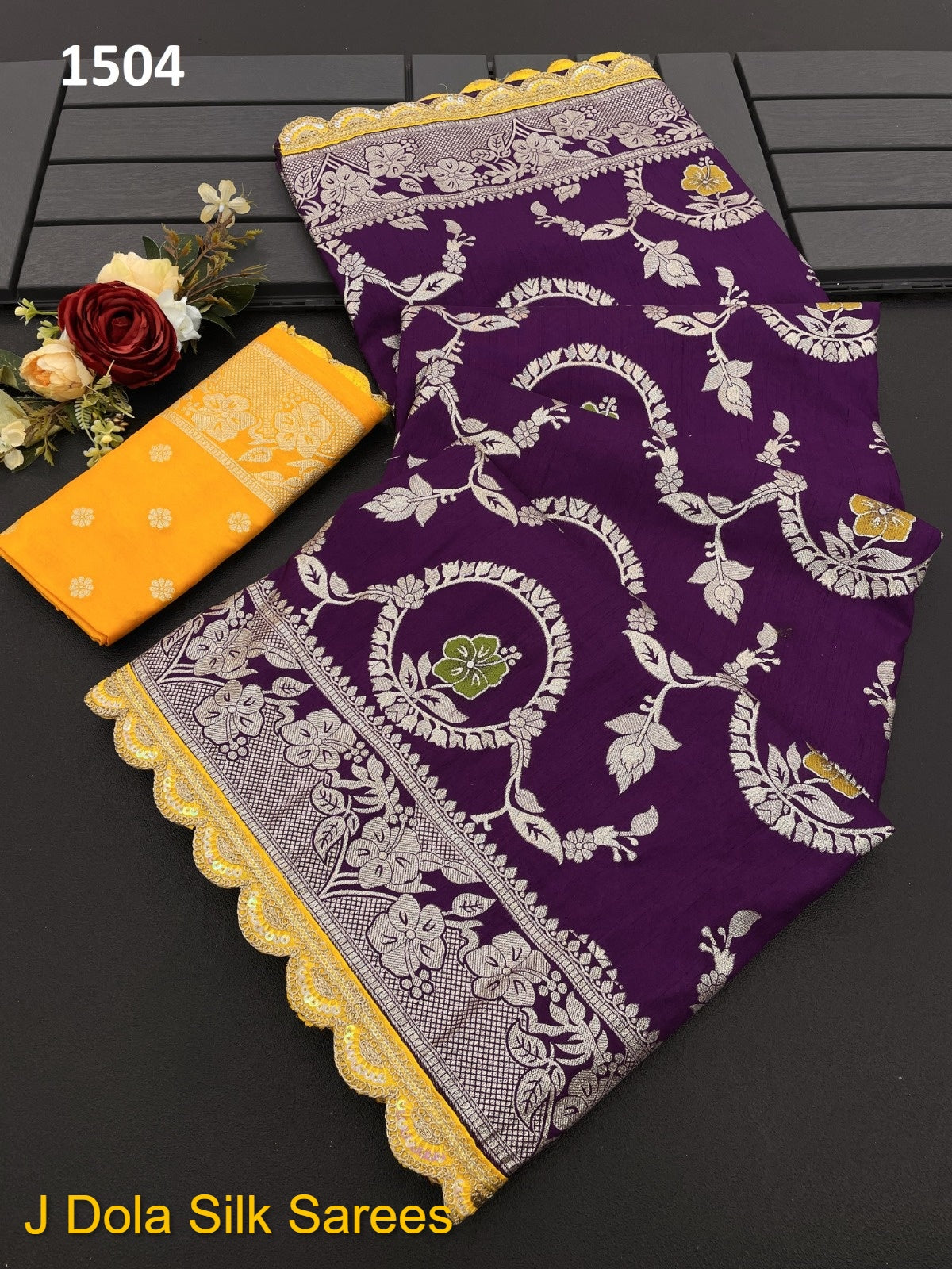 1504 J Dola Silk Sarees