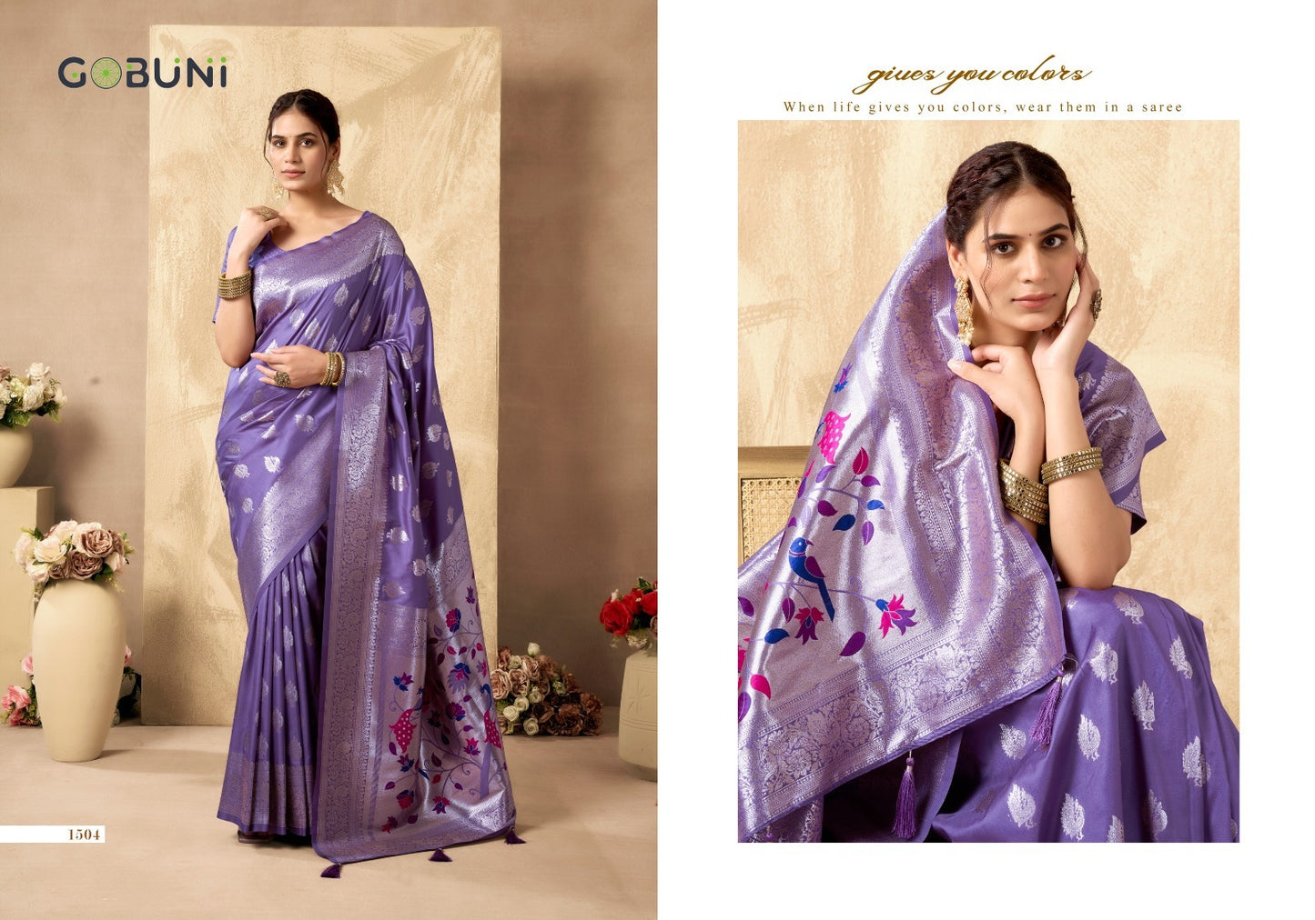 1504 Shagun Gobuni Silk Sarees