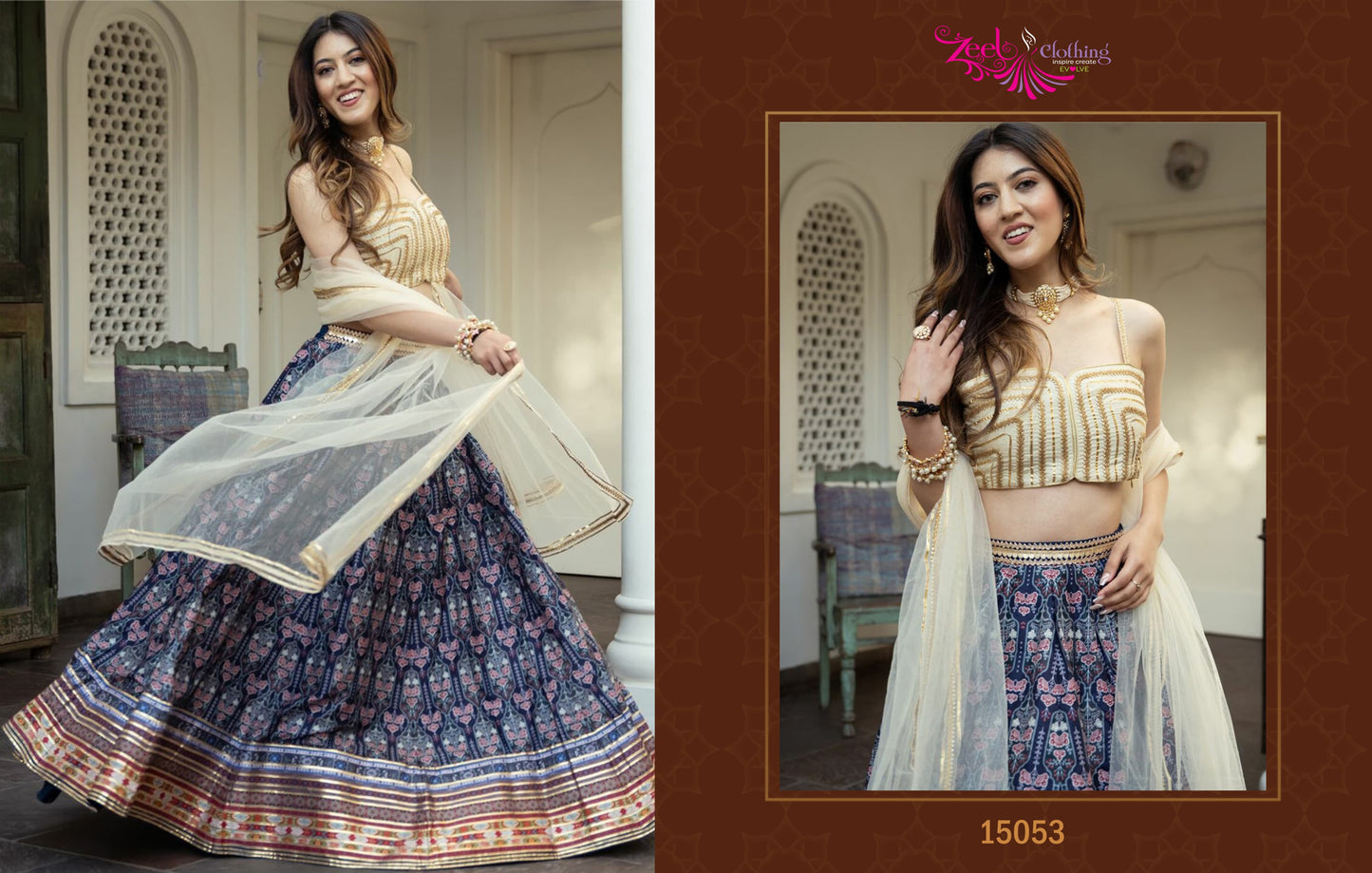 15053 Vol 3 Zeel Art Silk Lehenga Choli