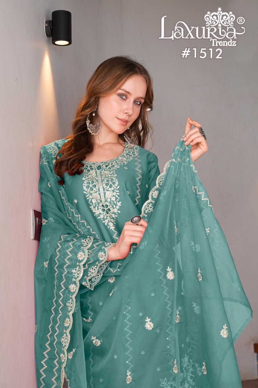 1512 Sky Laxuria Trendz Vetican Pakistani Readymade Suits