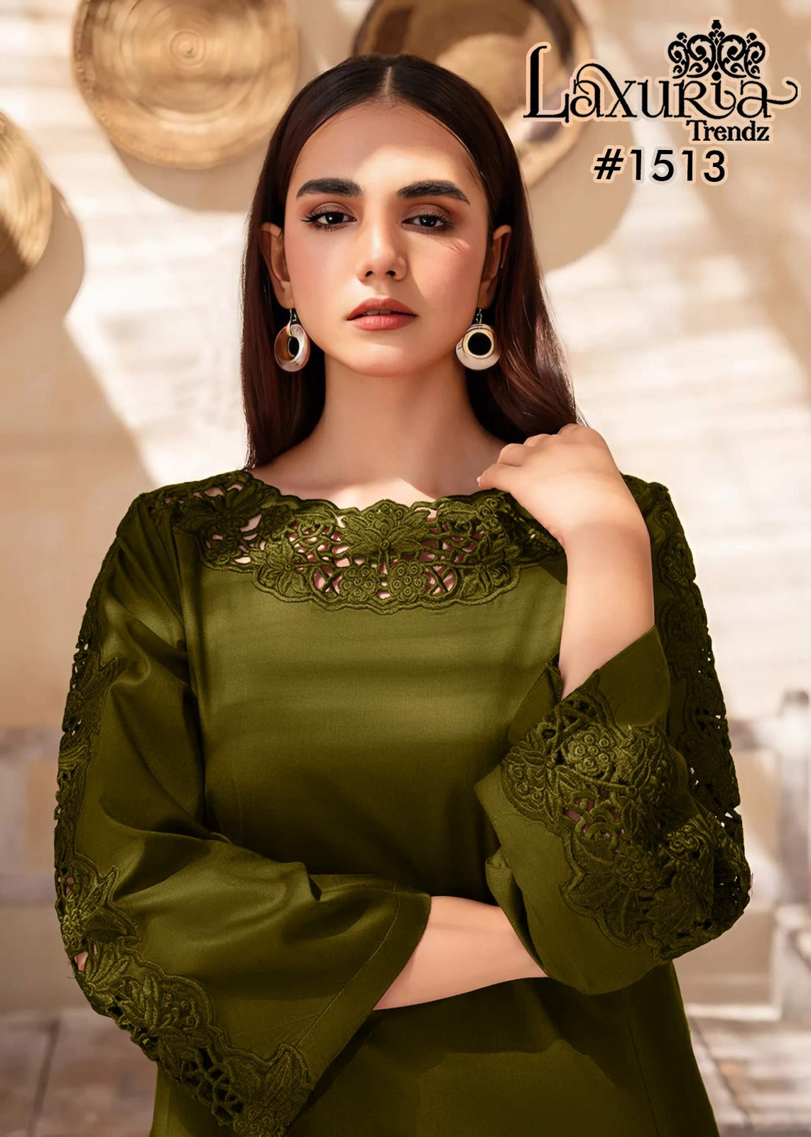 1513 Mehndi Laxuria Trendz Rangila Silk Pakistani Readymade Suits