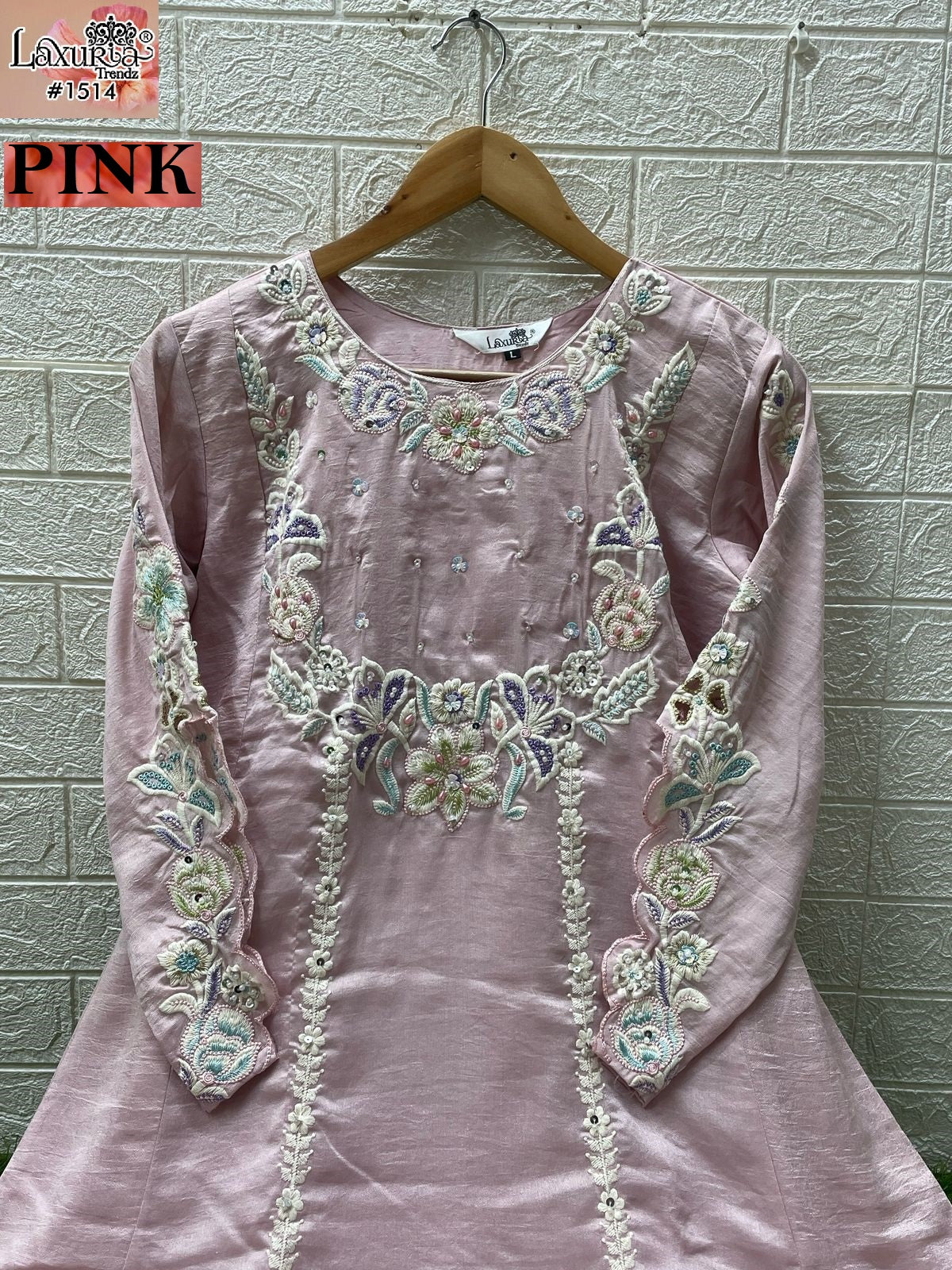 1514 Pista Laxuria Trendz Vichitra Simmer Pakistani Readymade Suits