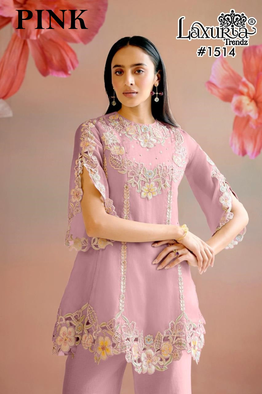 1514 Pista Laxuria Trendz Vichitra Simmer Pakistani Readymade Suits