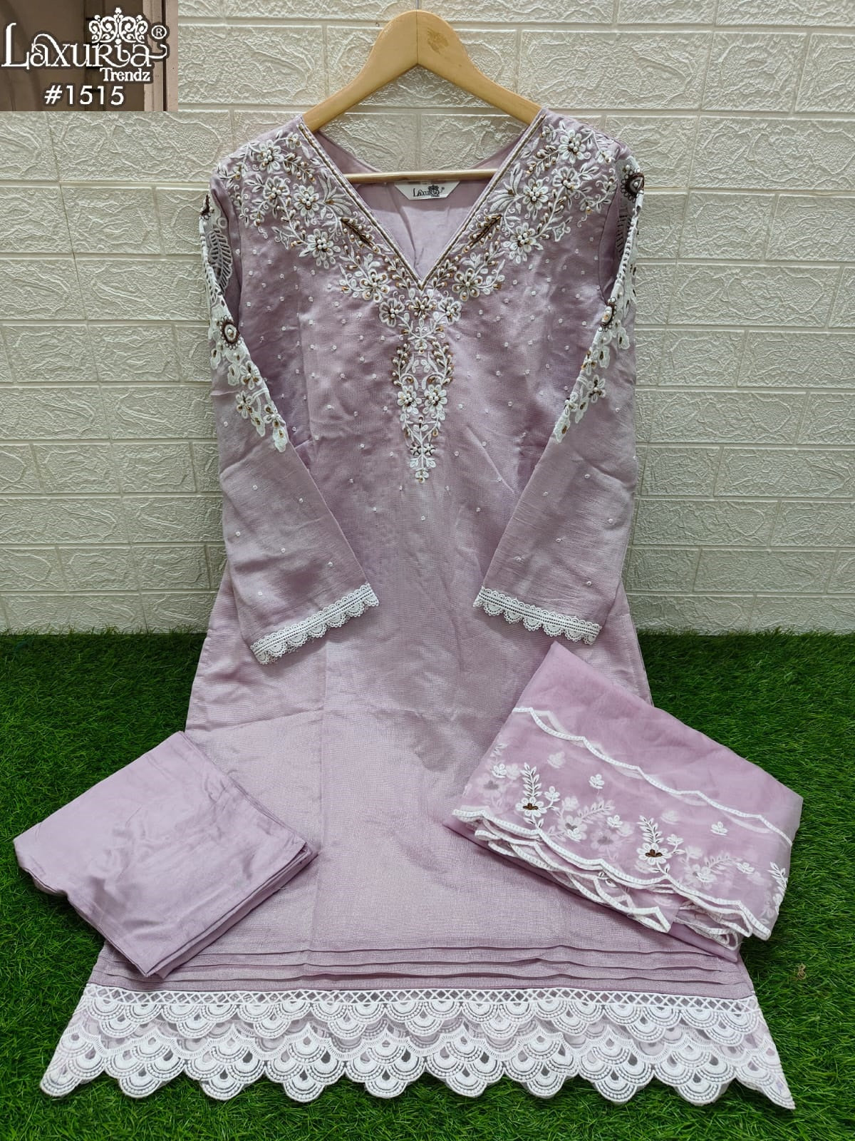 1515 Violet Laxuria Trendz Vichitra Pakistani Readymade Suits