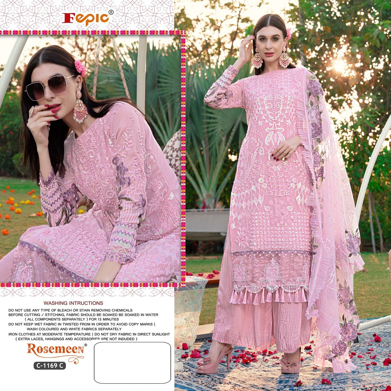 C-1169-C Fepic Pakistani Salwar Suits