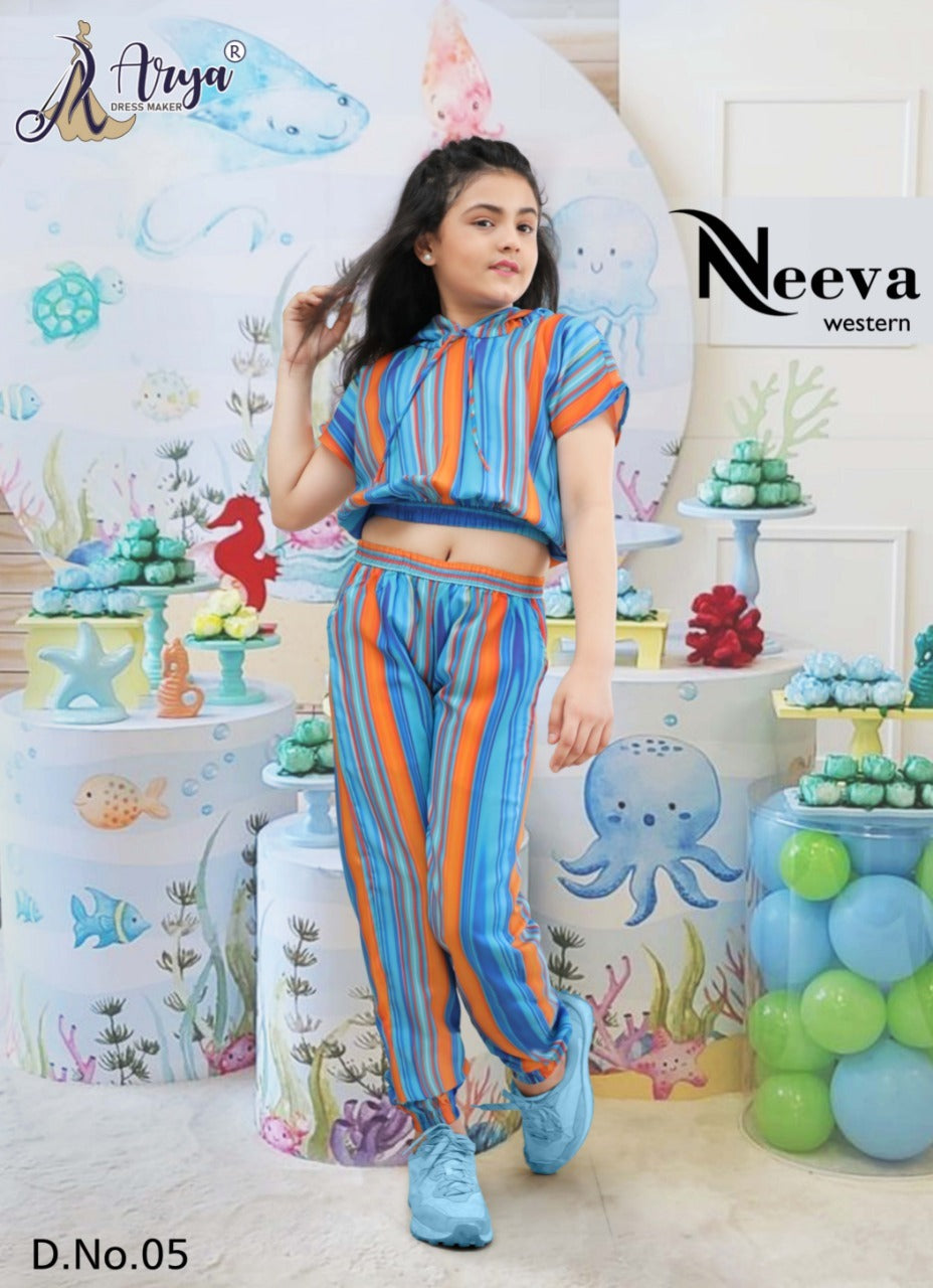 Neeva 05 Adm Girls Co-Ord Set