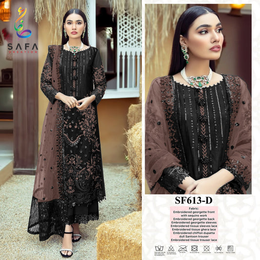613-D Safa Creation Pakistani Readymade Suits