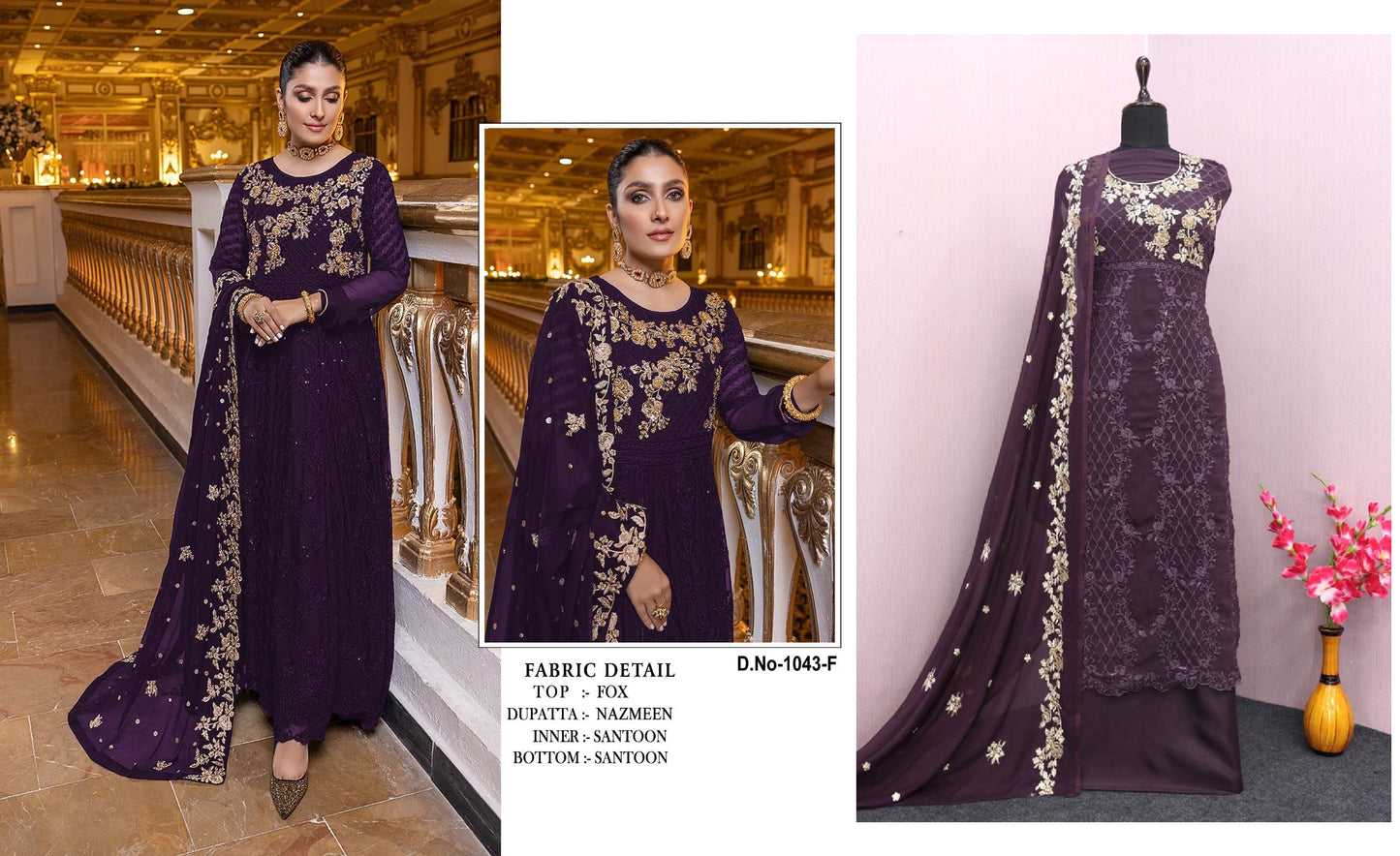 1043F Safa Creation Pakistani Salwar Suits