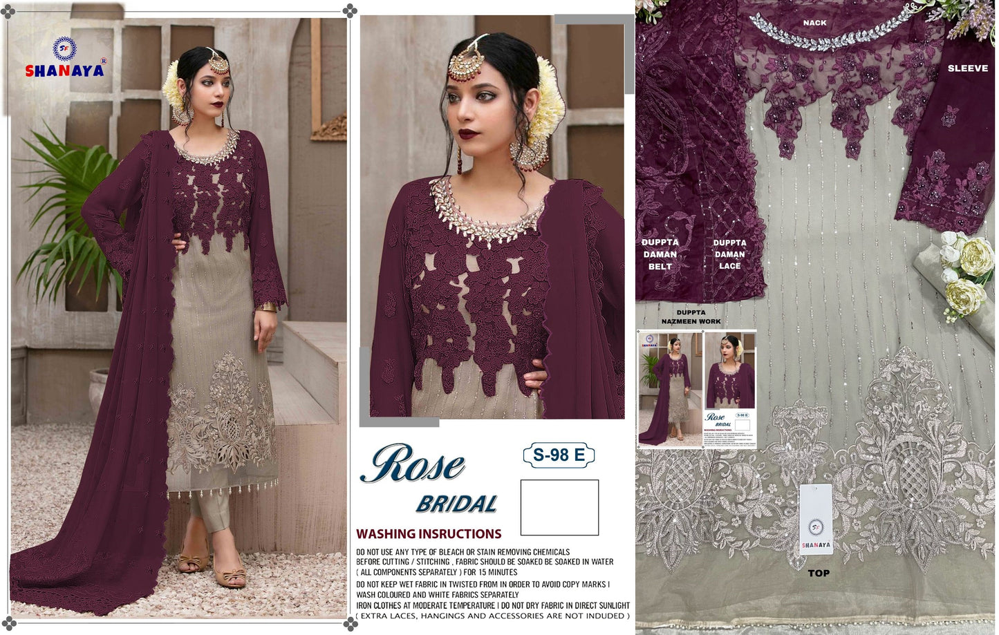 98E Shanaya Fashion Pakistani Salwar Suits