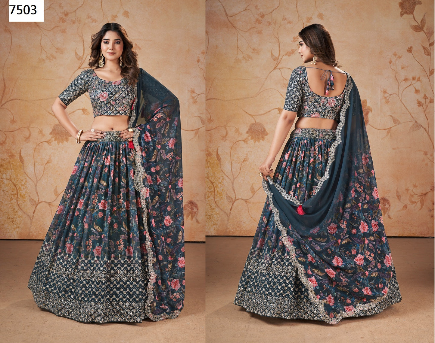 7503 Florence Vol 2 Aahvan Designs Lehenga Choli