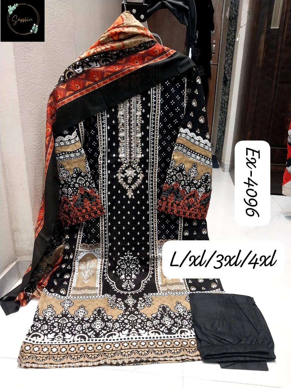 Vol 4096 Black Sapphire Pakistani Readymade Suits