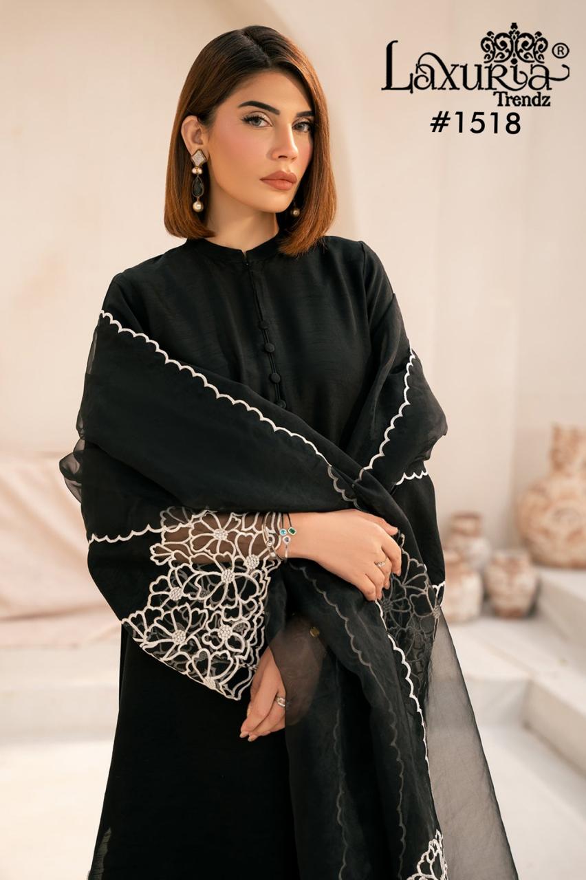 1518 Laxuria Trendz Fox Georgette Pakistani Readymade Suits
