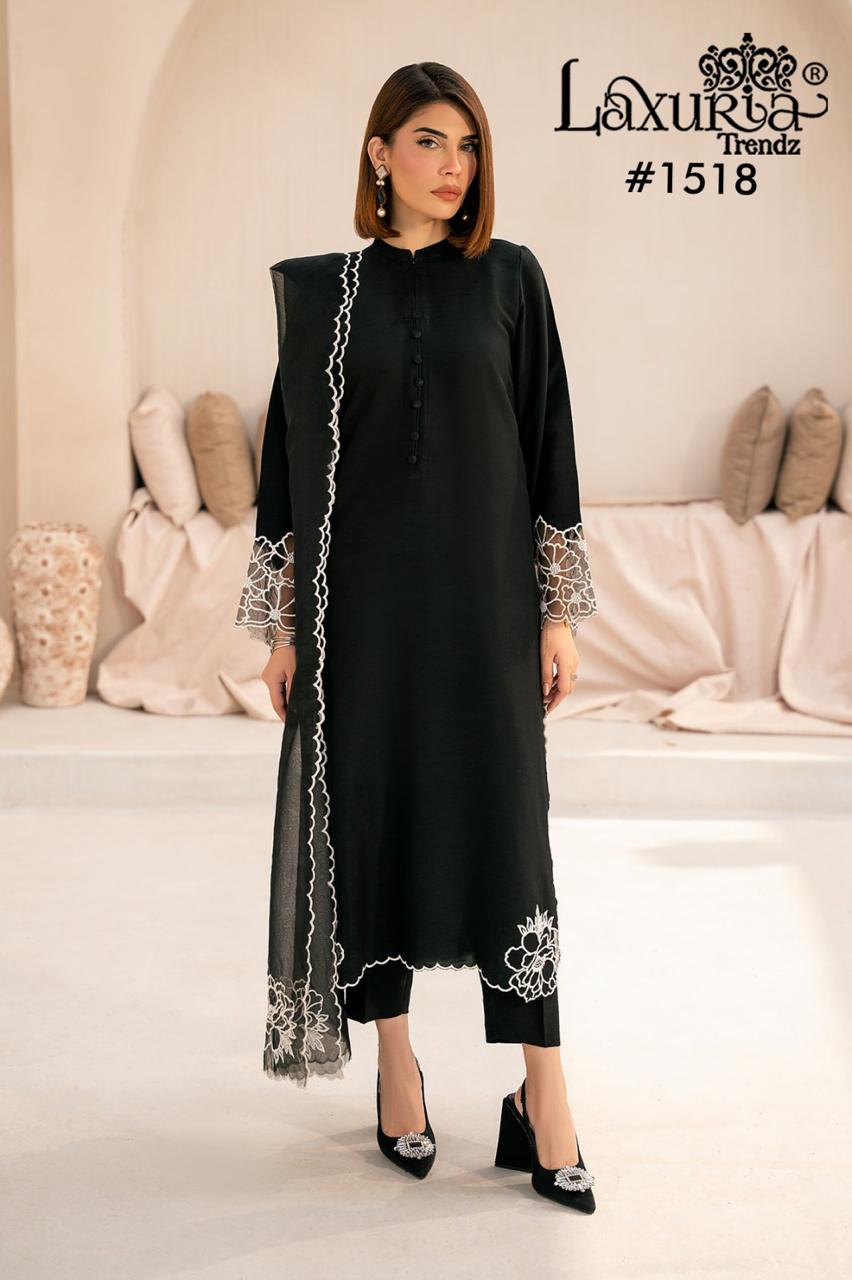 1518 Laxuria Trendz Fox Georgette Pakistani Readymade Suits