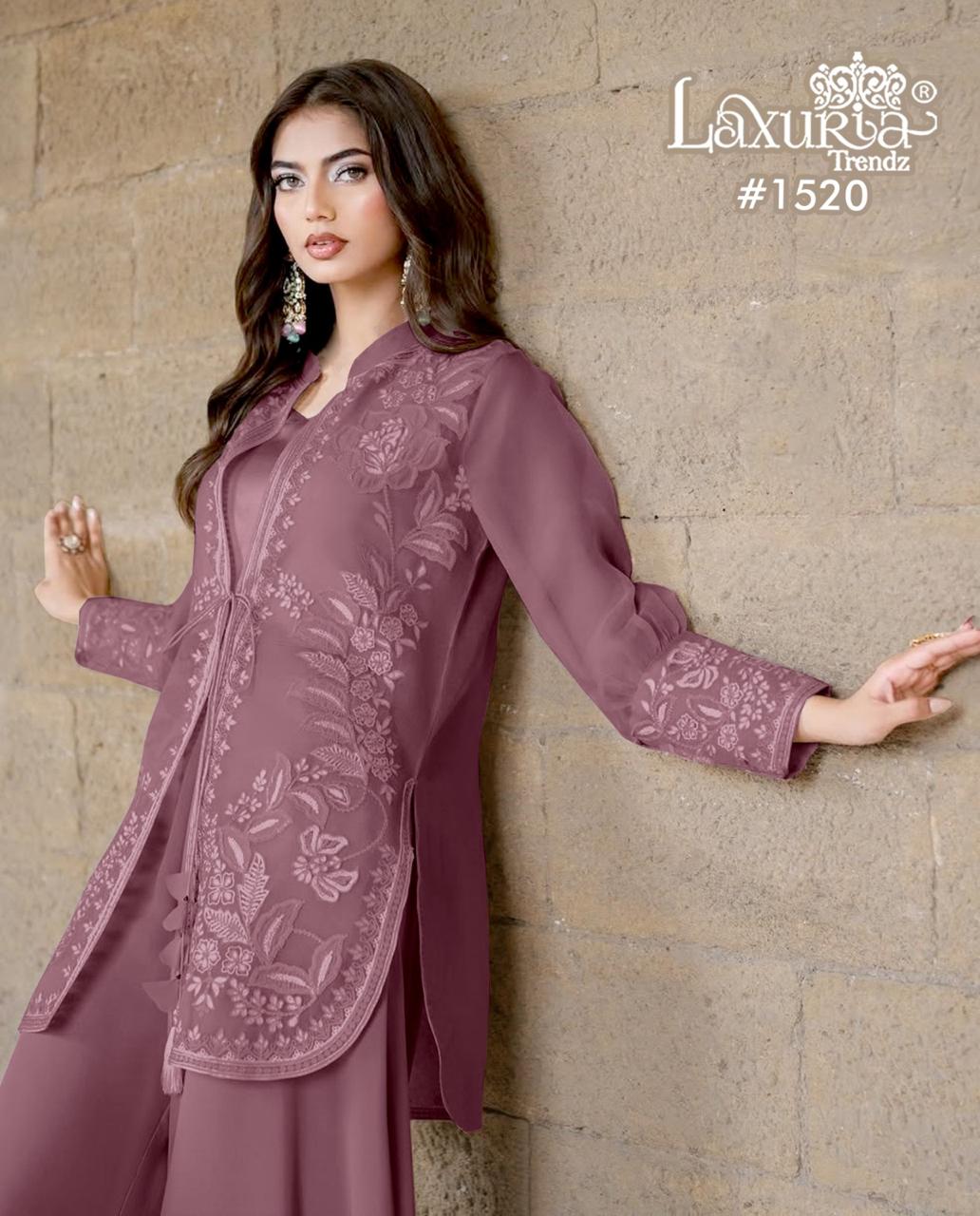 1520 Pink Laxuria Trendz Rangoli Pakistani Readymade Suits