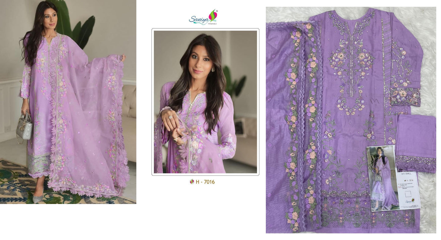 7016 Saniya Trendz Pakistani Salwar Suits