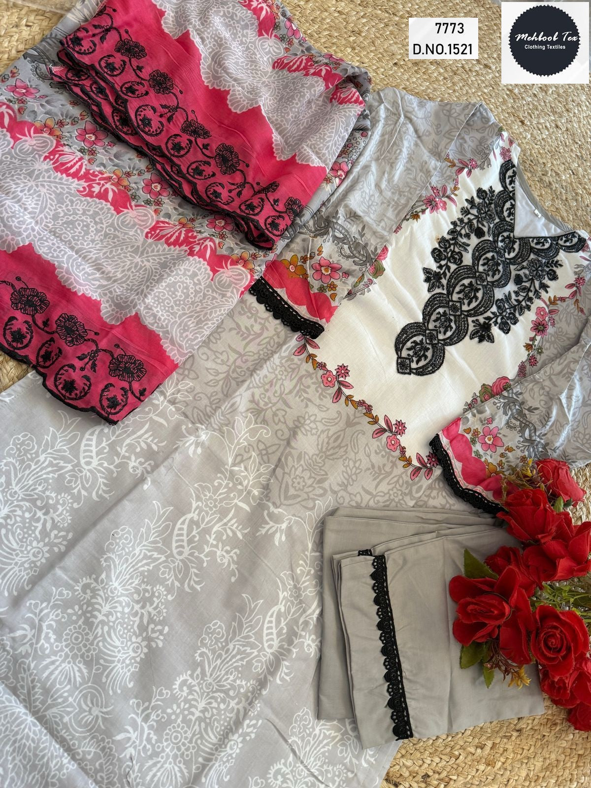 1521 Mehboob Tex Print Pakistani Salwar Suits