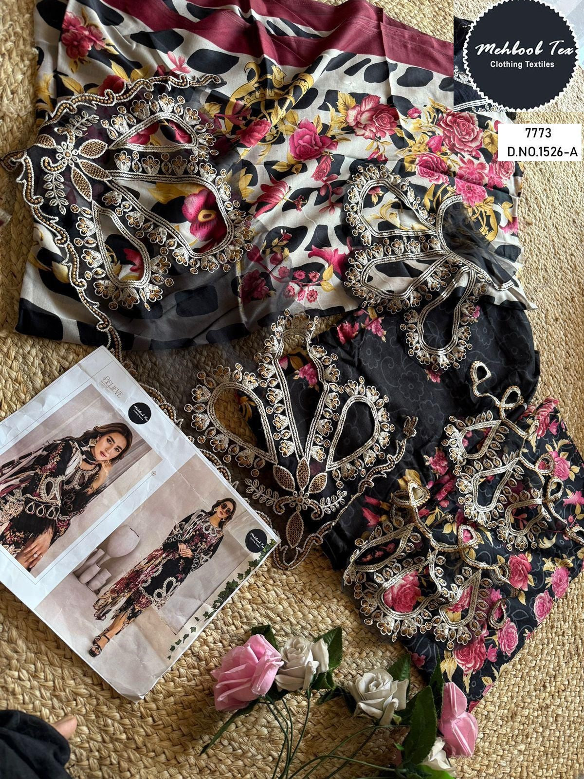 1526 A Mehboob Tex Print Pakistani Salwar Suits