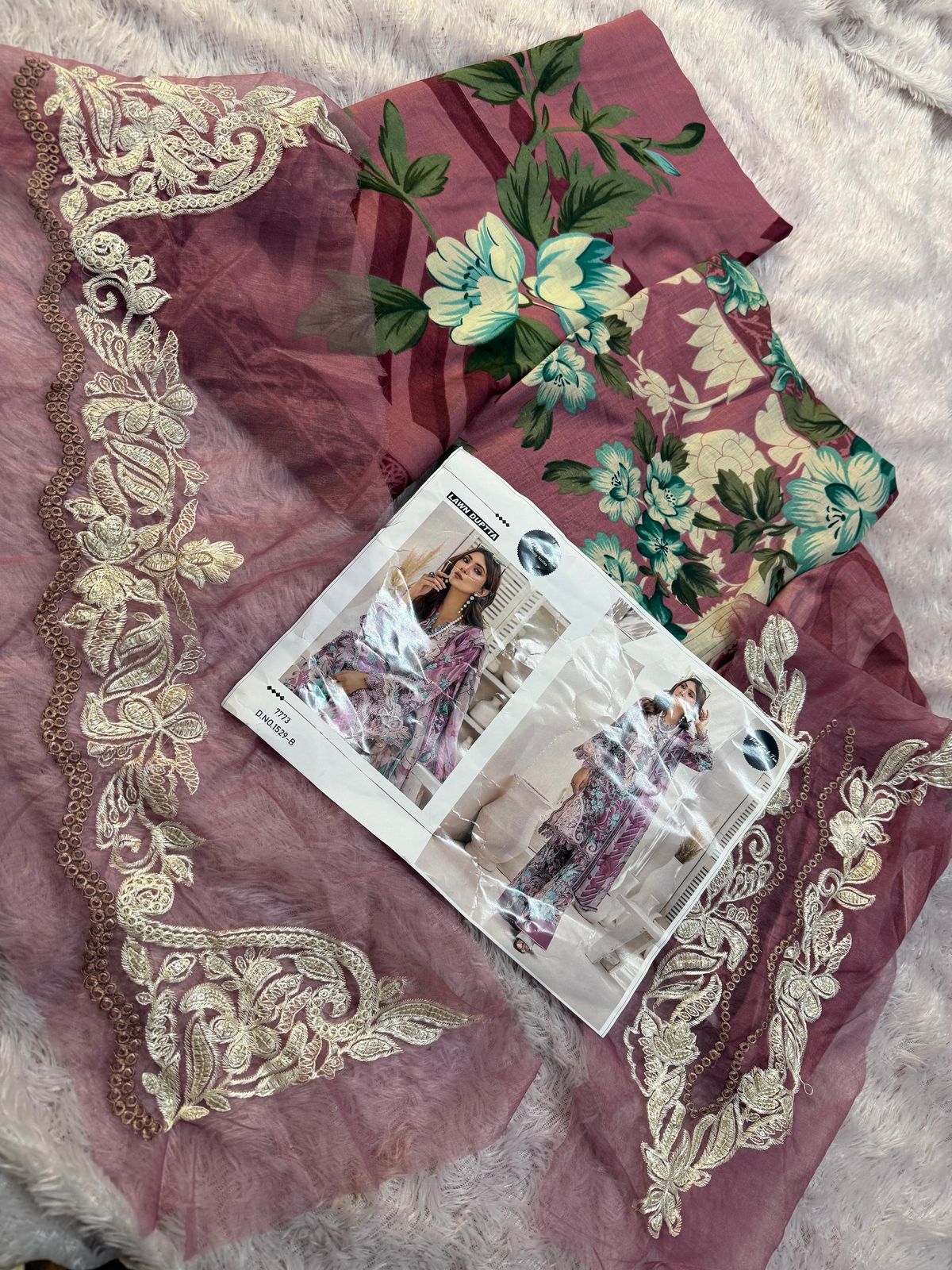 1529B Mehboob Tex Pure Cotton Pakistani Patch Suits