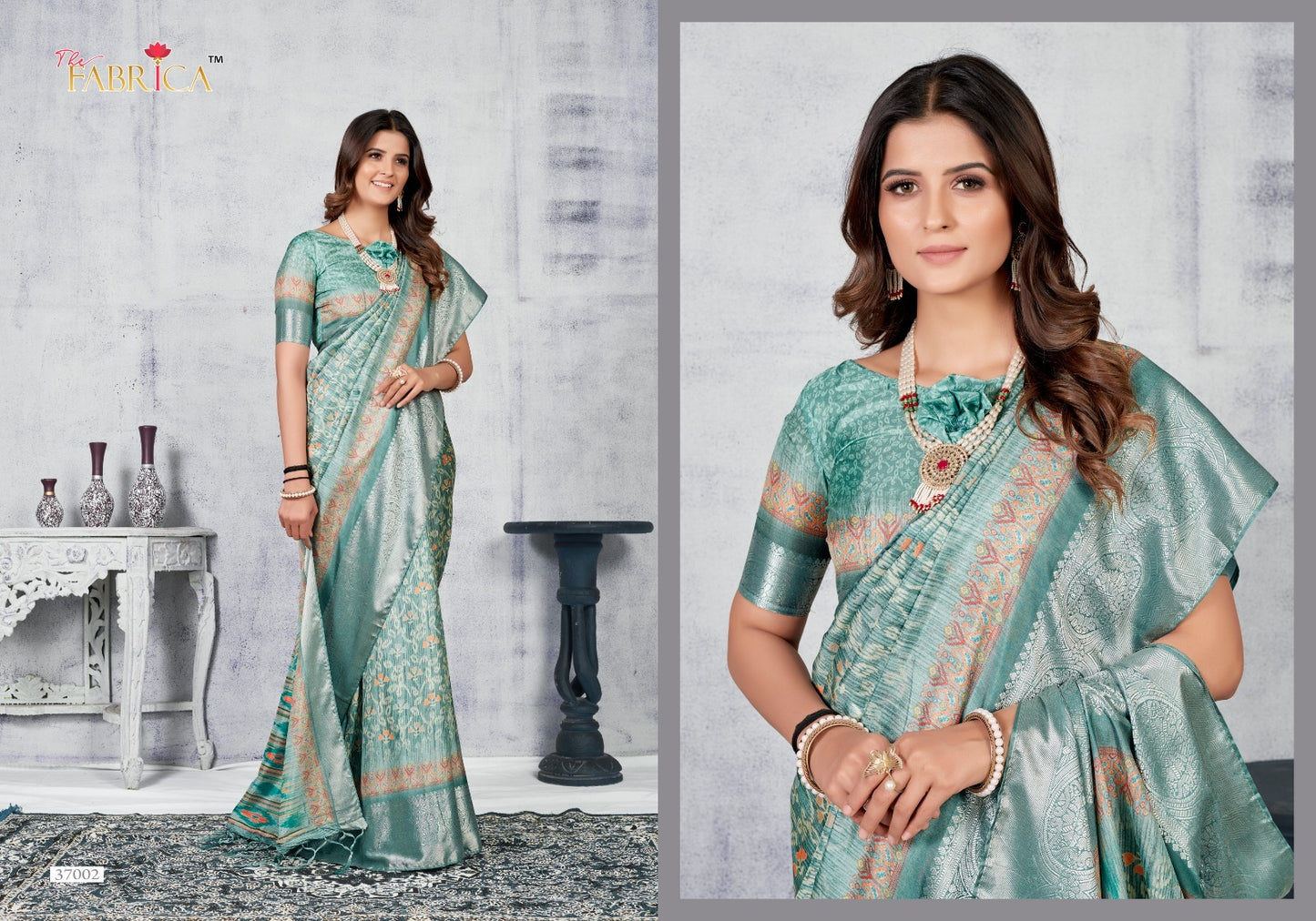 37002 Saffron Vol 2 The Fabrica Sarees
