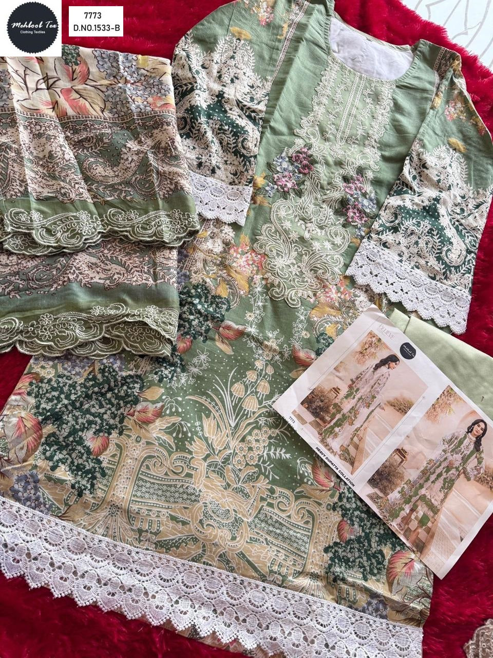 1533B Mehboob Tex Print Pakistani Salwar Suits