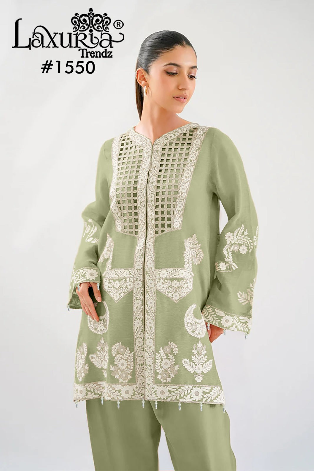 1550 Pista Laxuria Trendz Vichitra Pakistani Readymade Suits